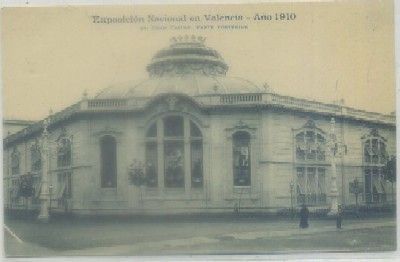 POSTAL ANTIGUA DE VALENCIA. EXPO. NACIONAL 1910. GRAN CASINO. PARTE POSTERIOR Nº 27