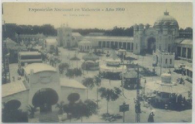 POSTAL ANTIGUA DE VALENCIA. EXPO. NACIONAL 1910. VISTA PARCIAL Nº 23