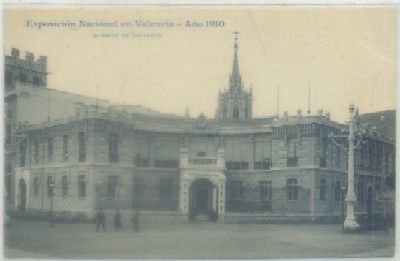 POSTAL ANTIGUA DE VALENCIA. EXPO. NACIONAL 1910. ASILO DE LACTANCIA Nº 8