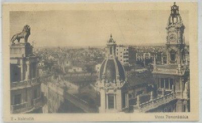POSTAL ANTIGUA DE VALENCIA. VISTA PANORAMICA Nº 2