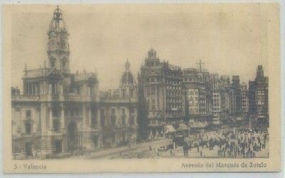 POSTAL ANTIGUA DE VALENCIA. AVDA. MARQUE DE SOTELO Nº 5