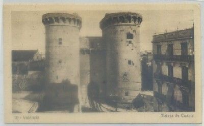 POSTAL ANTIGUA DE VALENCIA. TORRES DE SERRANOS Nº 10