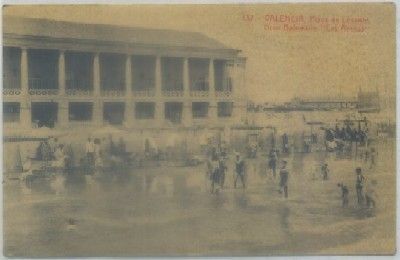POSTAL ANTIGUA DE VALENCIA. PLAYA DE LEVANTE. BALNEARIO LAS ARENAS Nº 137