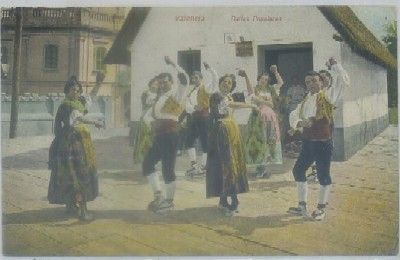 POSTAL ANTIGUA DE VALENCIA. BAILES POPULARES