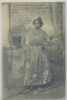 POSTAL ANTIGUA DE VALENCIA. LA CLAVARIESA