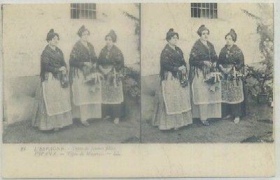 POSTAL ANTIGUA DE VALENCIA. ESPAÑA. TIPOS DE MUJERES Nº 24
