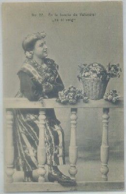 POSTAL ANTIGUA DE VALENCIA. EN LA HUERTA. YA EL VEIG Nº 22