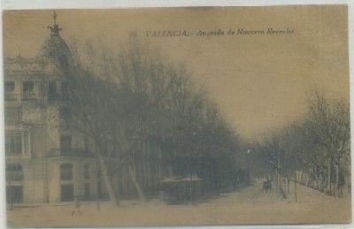 POSTAL ANTIGUA DE VALENCIA. AVENIDA DE NAVARRO REVERTER Nº 46