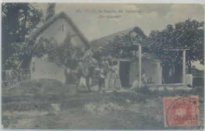 POSTAL ANTIGUA DE VALENCIA. EN LA HUERTA. BARRQUES Nº 13