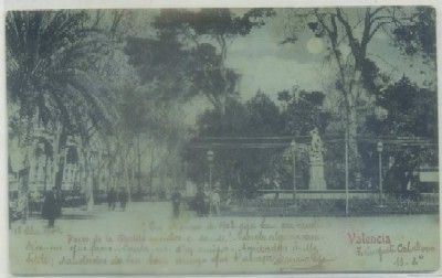 POSTAL ANTIGUA DE VALENCIA. PASEO DE LA GLORIETA