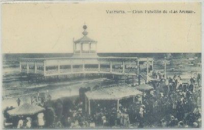 POSTAL ANTIGUA DE VALENCIA. GRAO. PABELLON DE LAS ARENAS