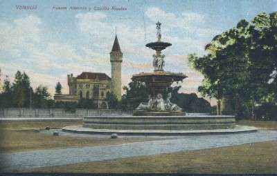 POSTAL ANTIGUA DE LA COMUNIDAD VALENCIANA VALENCIA Nº 6 FUENTE ALAMEDA Y CASTILLO  RIPALDA