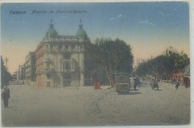 POSTAL ANTIGUA DE VALENCIA. AVENIDA DE NAVARRO REVERTER