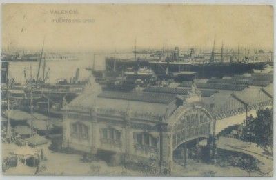 POSTAL ANTIGUA DE VALENCIA. PUERTO DEL GRAO