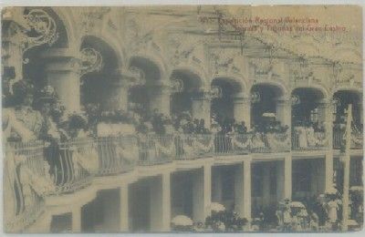 POSTAL ANTIGUA DE VALENCIA. EXPO. REGIONAL. TERRAZA Y TRIBUNA GRAN CASINO Nº 91