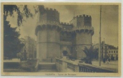 POSTAL DE VALENCIA. TORRES DE SERRANOS