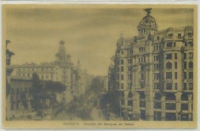 POSTAL DE VALENCIA. AVENIDA DEL MARQUES DE SOTELO