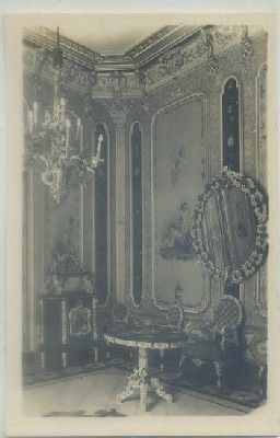 POSTAL DE VALENCIA. MUSEO NACIONAL DE CERAMICA. MUEBLES CON PORCELANA SAJONIA