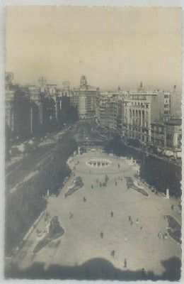 POSTAL DE VALENCIA. PLAZA DEL CAUDILLO