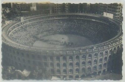 POSTAL DE VALENCIA. PLAZA DE TOROS. DIA DE CORRIDA