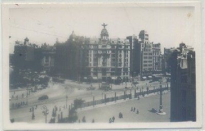 POSTAL DE VALENCIA. CALLE JATIVA Y MARQUES DE SOTELO