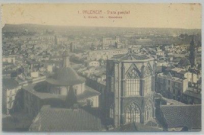 POSTAL ANTIGUA DE VALENCIA. VISTA PARCIAL Nº 1
