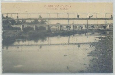 POSTAL ANTIGUA DE VALENCIA. RIO TURIA Nº 13
