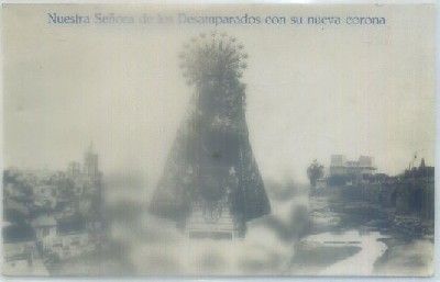 POSTAL ANTIGUA DE VALENCIA. NTRA. SRA. DE LOS DESAMPARADOS CON SU CORONA