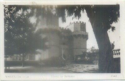 POSTAL ANTIGUA DE VALENCIA. TORRE DE SERRANOS