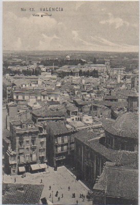 POSTAL ANTIGUA DE VALENCIA. VISTA GENERAL. Nº 43