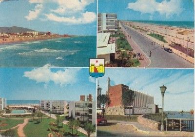 POSTAL DE VALENCIA. GANDIA. CUATRO VISTAS