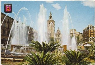 POSTAL DE VALENCIA. PLAZA DE LA REINA