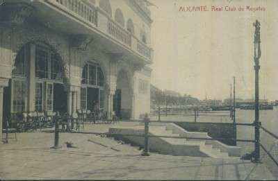 POSTAL ANTIGUA DE ALICANTE REAL CLUB DE REGATAS