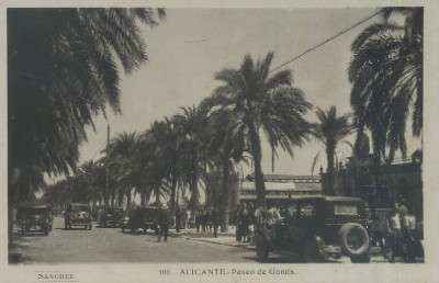 POSTAL ANTIGUA DE ALICANTE 108 PASEO DE GOMIZ