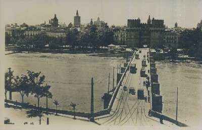 POSTAL DE VALENCIA Nº 47 PUENTE Y TORRES DE SERRANOS