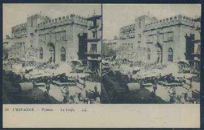 POSTAL VALENCIA Nº 24 LA LONJA ESTEREOSCOPICA