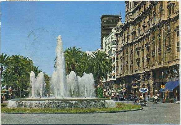 POSTAL COMUNIDAD VALENCIANA. ALICANTE Nº 22. FUENTE Y EXPLANADA DE ESPAÑA