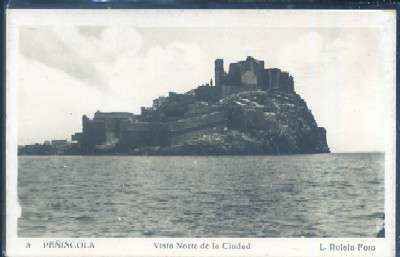 POSTAL DE CASTELLON - PEÑISCOLA VISTA NORTE DE LA CIUDAD Nº 3