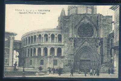 POSTAL ANTIGUA DE VALENCIA. CATEDRAL PLAZA DE LA VIRGEN Nº 5