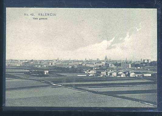 POSTAL ANTIGUA DE VALENCIA. VISTA GENERAL Nº 42