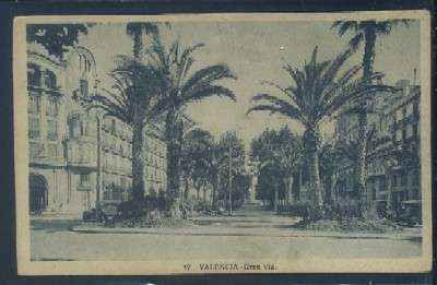 POSTAL DE VALENCIA. GRAN VIA Nº 17