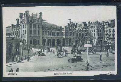 POSTAL DE VALENCIA. ESTACION DEL NORTE