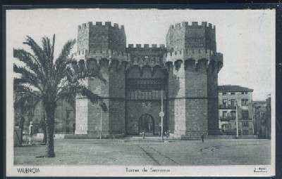 POSTAL DE VALENCIA. TORRES DE SERRANOS