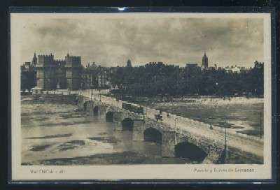 POSTAL DE VALENCIA. PUENTE Y TORRES DE SERRANOS Nº 40