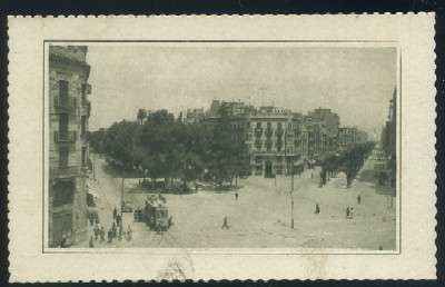 POSTAL DE VALENCIA. GRAN VIA. MARQUES DEL TURIA Y AVENIDA JOSE ANTONIO Nº 28