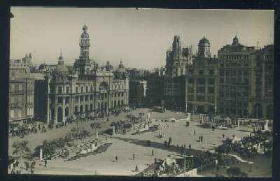 POSTAL DE VALENCIA. PLAZA DEL CAUDILLO Nº 43