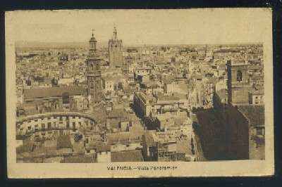 POSTAL DE VALENCIA. VISTA PANORAMICA