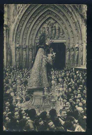 POSTAL DE VALENCIA. TRASLADO DE LA VIRGEN DESDE SU REAL CASTILLO A LA CATEDRAL Nº 121
