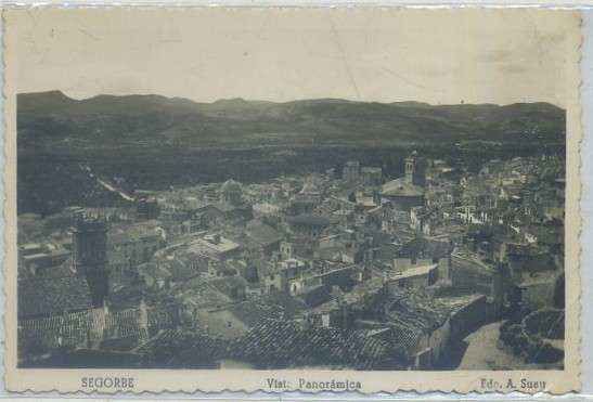 POSTAL DE VALENCIA. SEGORBE. VISTA PANORAMICA
