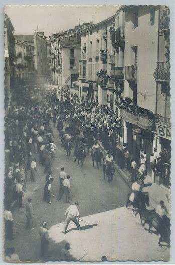 POSTAL DE VALENCIA. SEGORBE. TIPICA ENTRADA DE TOROS Nº 16